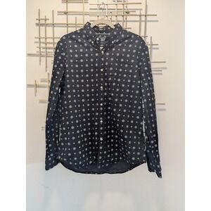 American‎ Eagle Classic Fit Button Down Shirt Men's Sz L Geometric Print Retro